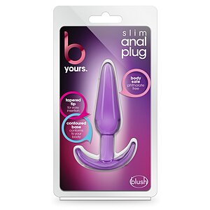 Dop Anal B Yours Slim Conic pentru Începători Mov