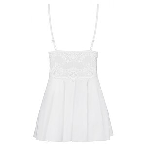 Babydoll Alb Obsessive 810-BAB S-M Thumb 1