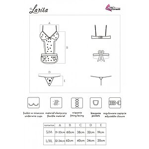 Babydoll LivCo Larisa Negru S-M Thumb 1