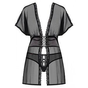 Babydoll Obsessive 868-BAB Negru L-XL Thumb 2