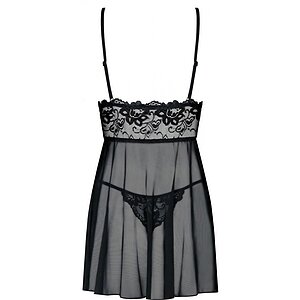 Babydoll Obsessive Idilia Negru 2XL Thumb 1