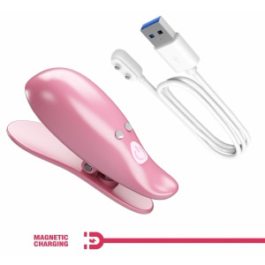 Cleme Vibrante Cayley 10 Moduri cu Telecomandă Reîncărcabilă Roz Thumb 7