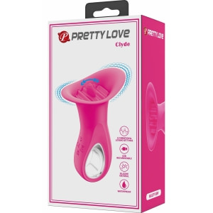 Clyde Limbă Vibratoare 12 Funcții, Reîncărcabil USB Roz Thumb 9