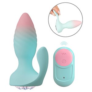 Beau Coeur Juvela RC - Plug Anal Reîncărcabil, 10 Moduri Multicolor
