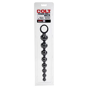 Bile Anale Colț Power Drill Negru Thumb 1