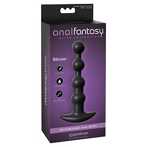 Bile Anale Cu Vibratii Reincarcabile Anal Fantasy Negru Thumb 2
