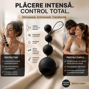 Bile Anale Deluxe Vibro Negru Thumb 4