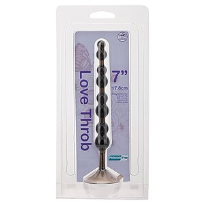 Bile Anale Love Throb 18cm Negru Thumb 1