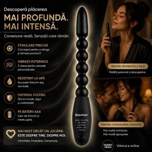 Bile Anale Pleaser Power Negru Thumb 3