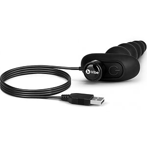 Bile Anale Telecomandate b-Vibe Cinco Negru Thumb 6