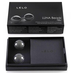 Bile Vaginale Lelo Luna Beads Noir Negru Thumb 1
