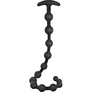 Black Velvets Anal Beads Negru