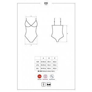 Body Obsessive 810-TED Negru 2XL Thumb 4