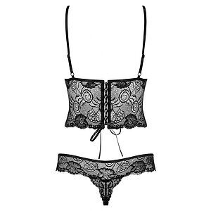 Body Obsessive Alluria Negru L-XL Thumb 1