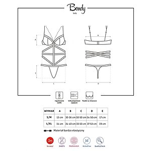 Body Obsessive Bondy Negru S-M Thumb 2