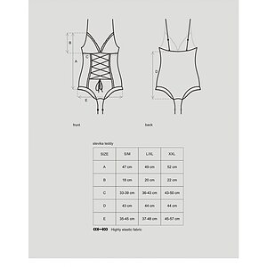 Body Obsessive Slevika Negru S-M Thumb 4