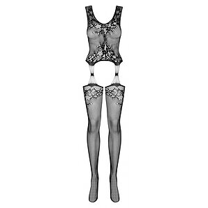 Body Stocking Obsessive F221 Negru XL-2XL Thumb 2
