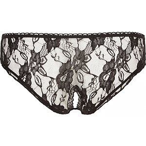 Chilot Decupat Briefs Cottelli Collection Negru M
