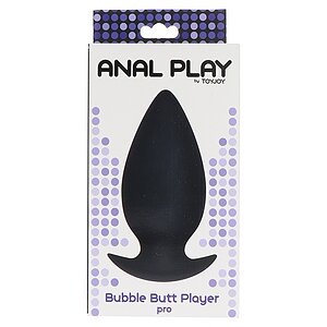 Dop Anal Bubble Player Pro pentru Plăcere Anală Negru
