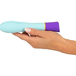 Bunt Double Vibrator Dublu 10 Moduri Reîncărcabil Albastru