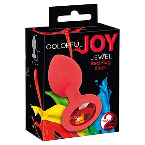 Colorful Joy Jewel Plug Rosu Thumb 4
