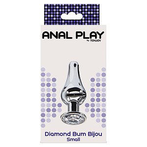 Dop Anal Diamond Bijou Small cu Bijuterie la Bază