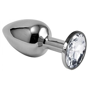 Anal Plug Rosebud Clasic Metal Plug S Argintiu
