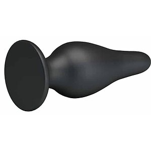 Anal Plug Sturdy Silicone Pretty Love Negru Thumb 1