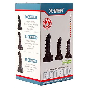 Anal Plug X-MEN Monster Plug 3 L Negru