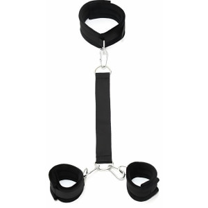 Cătușe cu Zgardă Soft Collar Rimba Negru