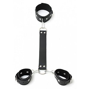 Cătușe Piele Cuffs Negru