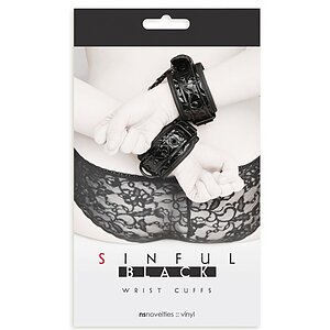 Catuse Sinful Wrist Negru Thumb 1