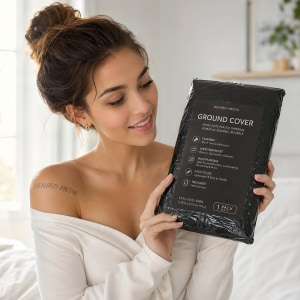 Cearceaf Vinyl Bed Sheet Negru Thumb 4