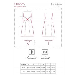 Chemise CoFashion Charles Alb L-XL