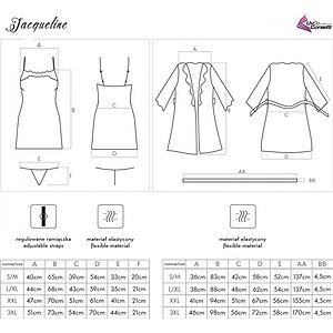 Chemise Cu Halat LivCo Jacqueline Negru L-XL Thumb 4