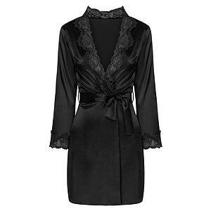 Chemise Cu Halat LivCo Jacqueline Negru L-XL Thumb 4