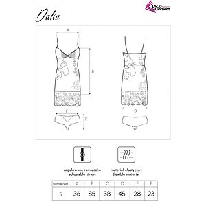 Chemise LivCo Dalia Negru S Thumb 1