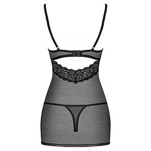 Chemise Obsessive 852-CHE Negru S-M Thumb 1