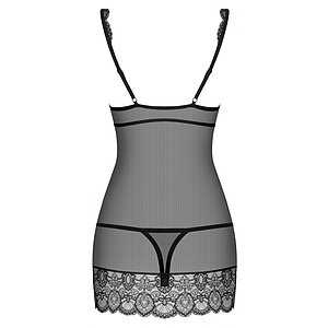 Chemise Obsessive 853-CHE Negru S-M Thumb 1