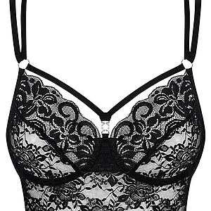 Chemise Obsessive 860-CHE Negru S-M Thumb 1