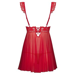 Chemise Obsessive 863-BAB Rosu S-M Thumb 1