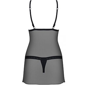 Chemise Obsessive 865-CHE Negru S-M Thumb 1