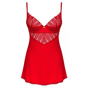 Chemise Obsessive Ingridia Roșu XL-2XL