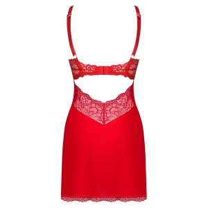 Chemise Obsessive Loventy Roșu 2XL-3XL