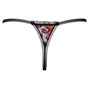 Chilot Decupat Cottelli Collection Roses Negru S-M