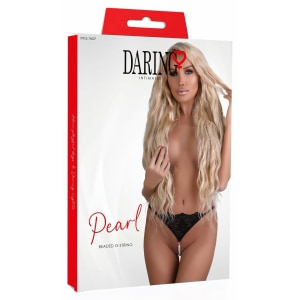 Chilot Daring Intimates Pearl Beaded Negru L-XL