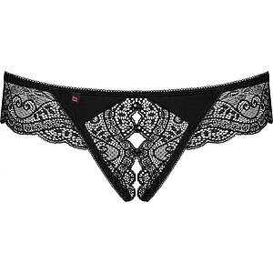 Chilot Obsessive Miamor Crotchless Negru S-M Thumb 2