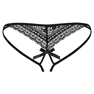 Chilot Decupat Obsessive Picantina Negru L-XL Thumb 1