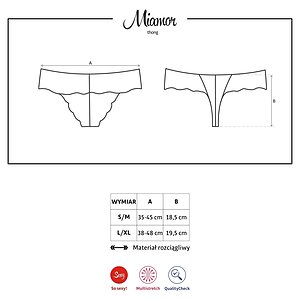 Chilot Tanga Obsessive Miamor Negru S-M Thumb 4