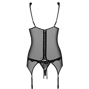 Corset Obsessive Emperita Negru S-M Thumb 1